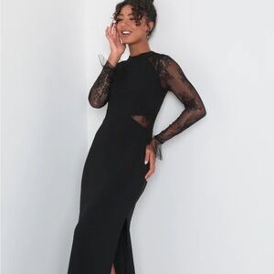 Elegant Black Lace Dress